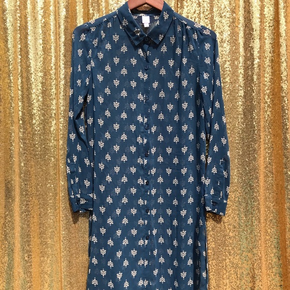 BONGO Tops - Bongo sheer tunic hi-lo knee-length size M